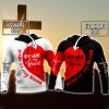 Christian Clothing: "Premium Jesus Customize Name 3d All Over Printed Couple Shirts"