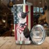 Boston Terrier American Flag 20oz 30oz Travel Tumbler TB1030