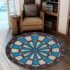 Love Darts Game Carpet Rug - Round Rugs RG717