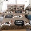 Basset Hound Dog Bedding Set BS1261