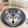 The Wolf Round Carpet Rug - Round Rugs RG707
