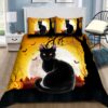 Black Cat Halloween Bedding Set BS404