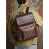 Backpack Leather Retro